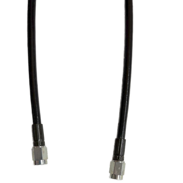 Fragola -3 Straight x -3 Straight 36" Black Covered Brake Line (FRG312036)