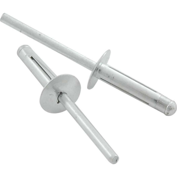 Allstar Performance Medium Head Rivet 250PK Silver Flange Type Aluminum Mandrel (ALL18183)