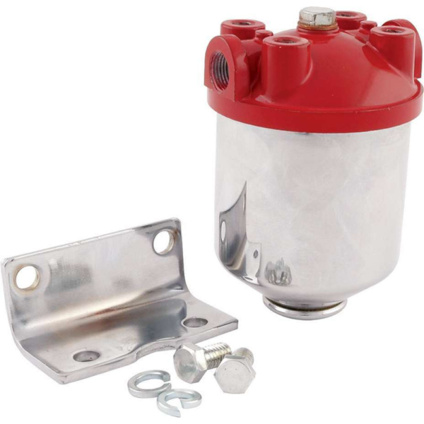 Allstar Performance Fuel Filter Chrome Canister (ALL40250)
