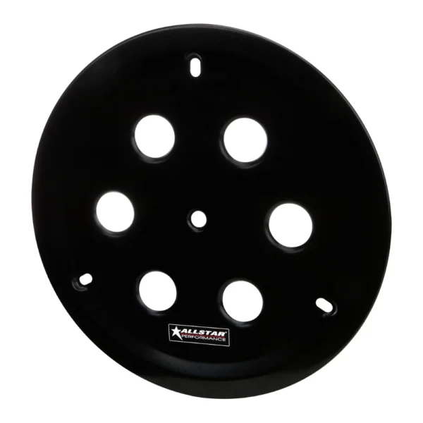 Allstar Performance Aluminum Wheel Cover Wed Style, Multi-Hole, Black ALL44143