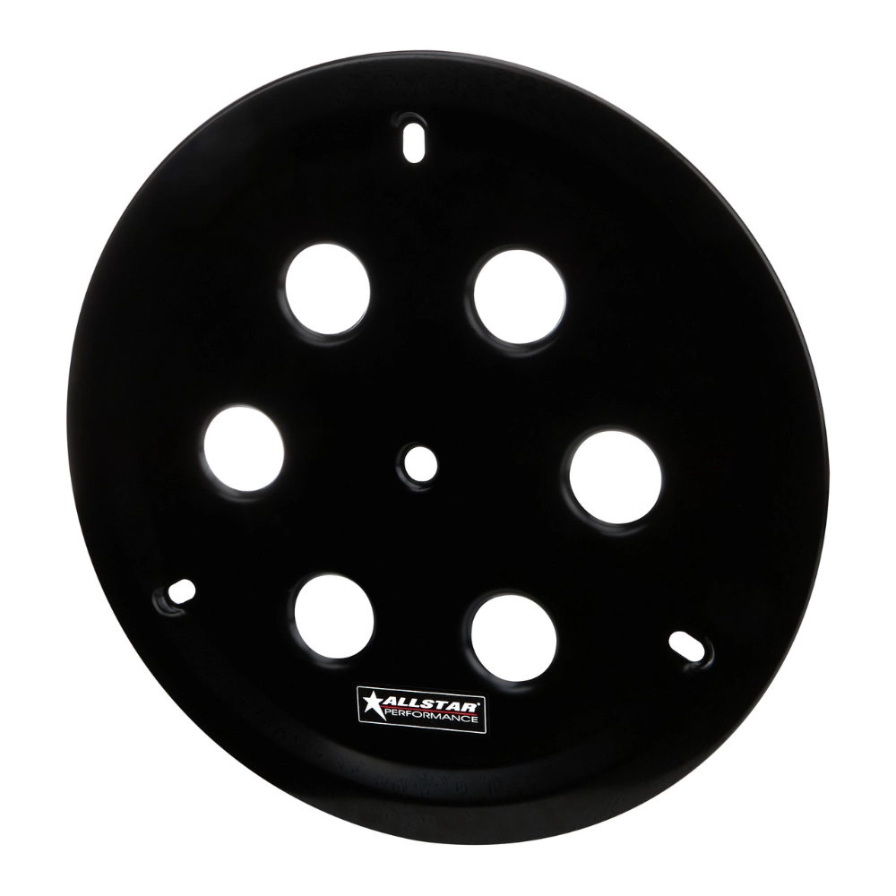 Allstar Performance Aluminum Wheel Cover Wed Style, Multi-Hole, Black ALL44143