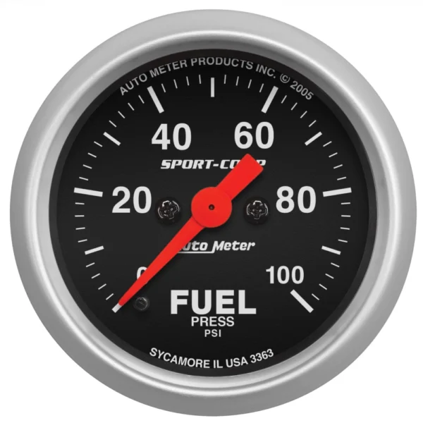 AutoMeter 2-1/16in Fuel Pressure Gauge Sport-Comp ATM3363