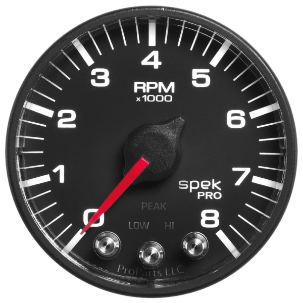 AutoMeter, 2-1/16in Tachometer, 0-8000rpm spek pro, ATMP334328