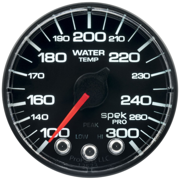 AutoMeter water temperature gauge 2-1/16in, 100-300 degrees Fahrenheit. ATMP346328