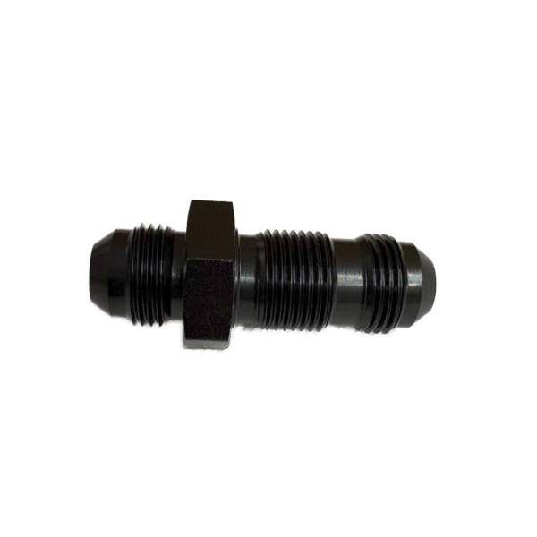Fragola -3 Straight Bulkhead Black (FRG483203-BL)