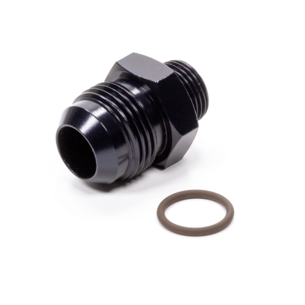 Fragola 12AN Male X 10AN Male Radius Fitting, BLACK - FRG495108-BL