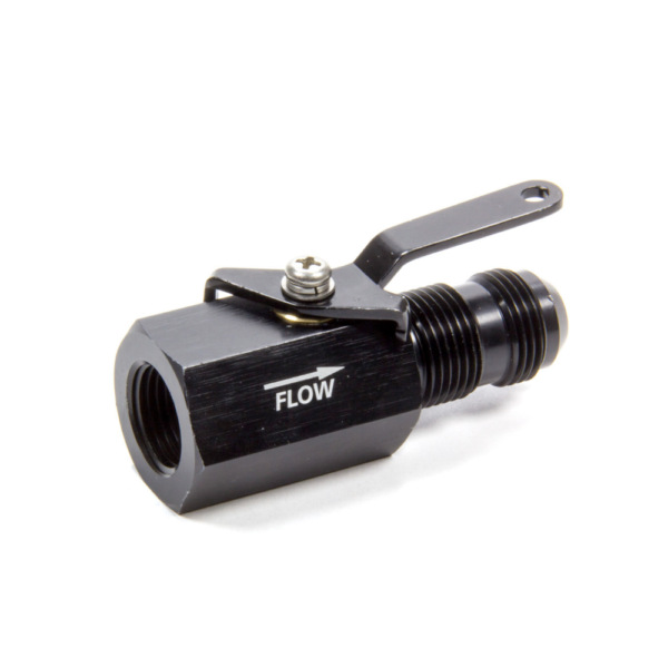 Fragola 3/8 NPT INLET x 8AN Male Fuel Shutoff Valve - FRG961008-BL
