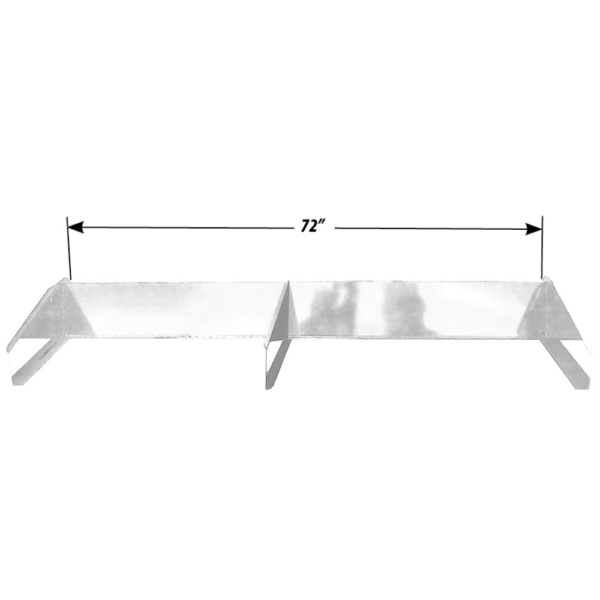 Keyser Manufacturing Dirt Late Model 1-Piece Spoiler, Mill Finish - KEY100 907-2