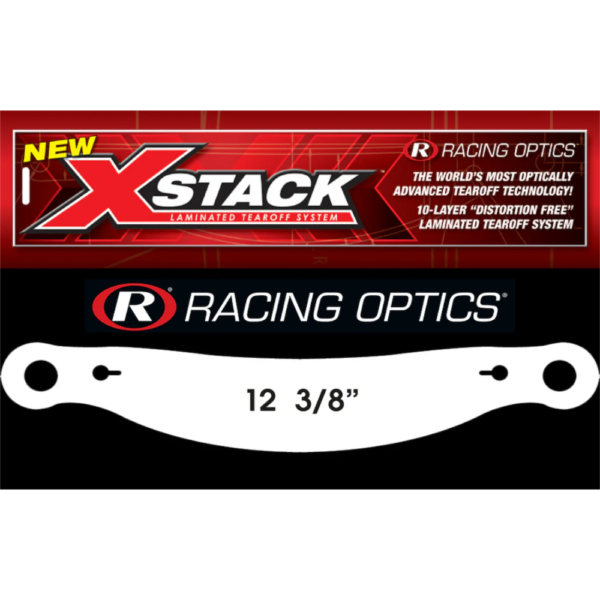 Racing Optics 12-3/8in Post Centers 2 Mil Laminated Tearoffs (ROP10205C)