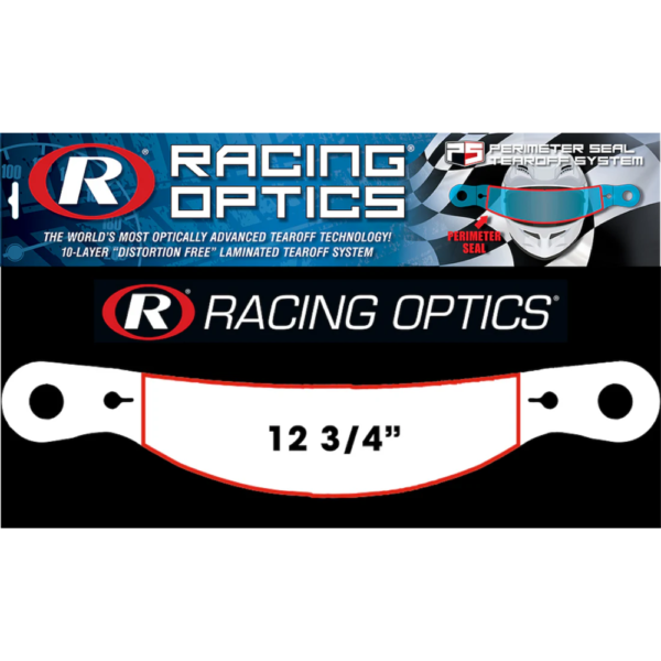 Racing Optics 12-3/4in Post Centers 2 Mil Perimeter Seal Tearoffs (ROP10209CP)
