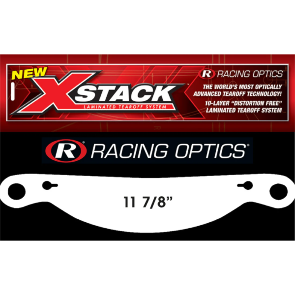 Racing Optics 11-7/8in Post Center 2 Mil Laminated Tearoffs (ROP10230C)