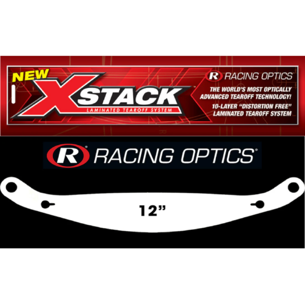 Racing Optics 12in Post Centers 2 Mil Laminated Tearoffs (ROP10259C)